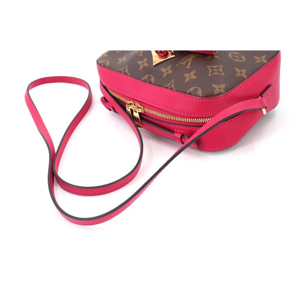 5 Louis Vuitton Monogram Saintonge Shoulder Bag Freesia Red