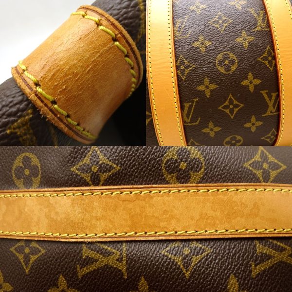 5 Louis Vuitton Monogram Keepall 45 Handbag Brown