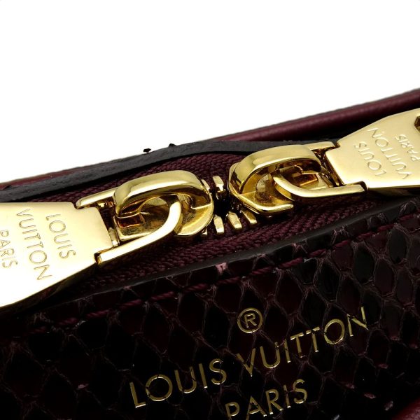 5 Louis Vuitton Monogram Python Pallas Bordeaux 2WAY Bag