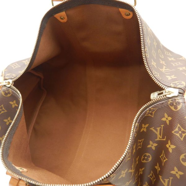 5 Louis Vuitton Monogram Keepall 50 Boston Bag Brown