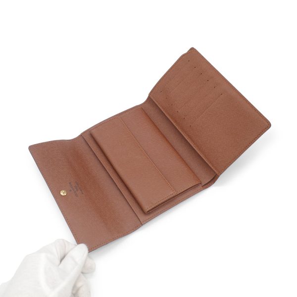 5 Louis Vuitton Porte Tresor Etuy Papier Folding Wallet Monogram Brown