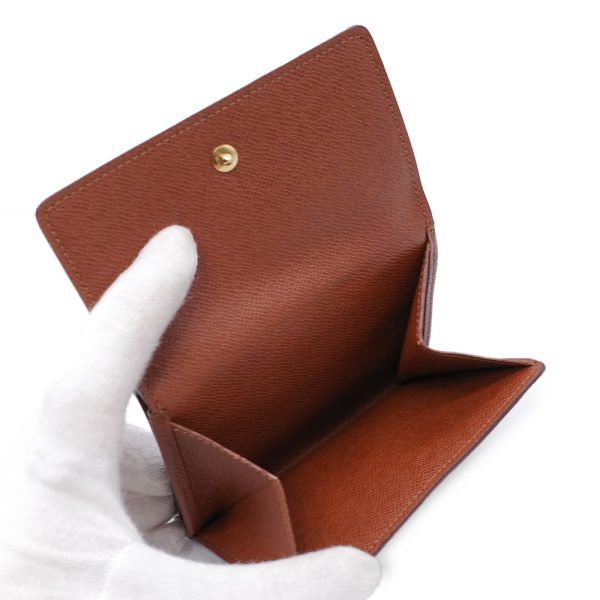 5 Louis Vuitton Portefeuille Elyse Folding Wallet Monogram Brown