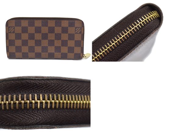 5 Louis Vuitton Zippy Wallet Long Wallet Damier Ebene