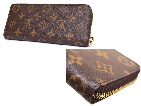 5 Louis Vuitton Portefeuille Clemence Wallet Monogram Fuchsia