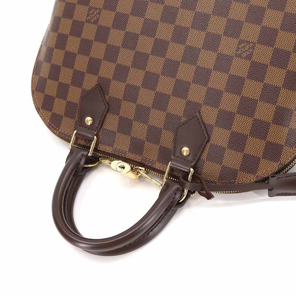 5 Louis Vuitton Damier Alma PM Hand Bag Ebene Brown