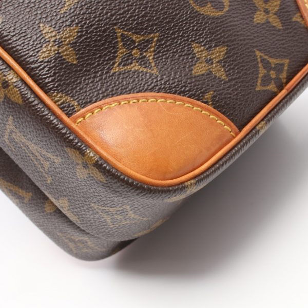 5 Louis Vuitton Monogram Shoulder Bag Leather Brown