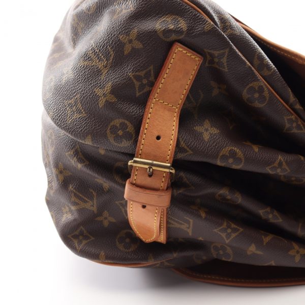 5 Louis Vuitton Saumur 43 Monogram Shoulder Bag Brown