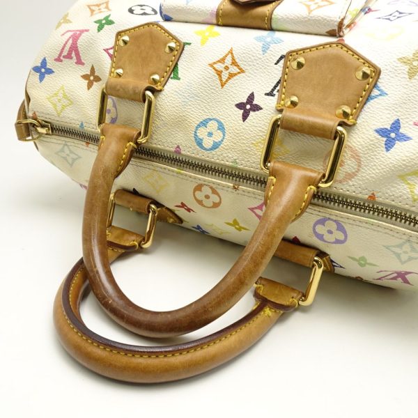 5 Louis Vuitton Multicolor Speedy 30 Bron Boston Bag