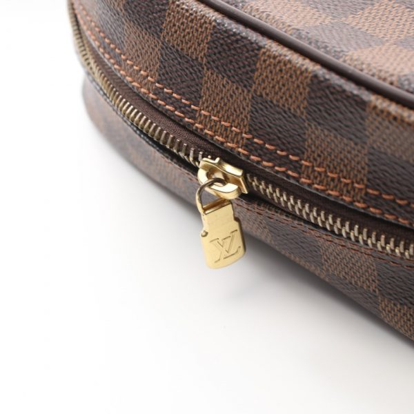 5 Louis Vuitton PM Damier Ebene Shoulder Bag Brown