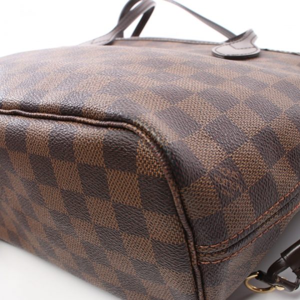 5 Louis Vuitton Neverfull PM Damier Ebene Handbag Brown