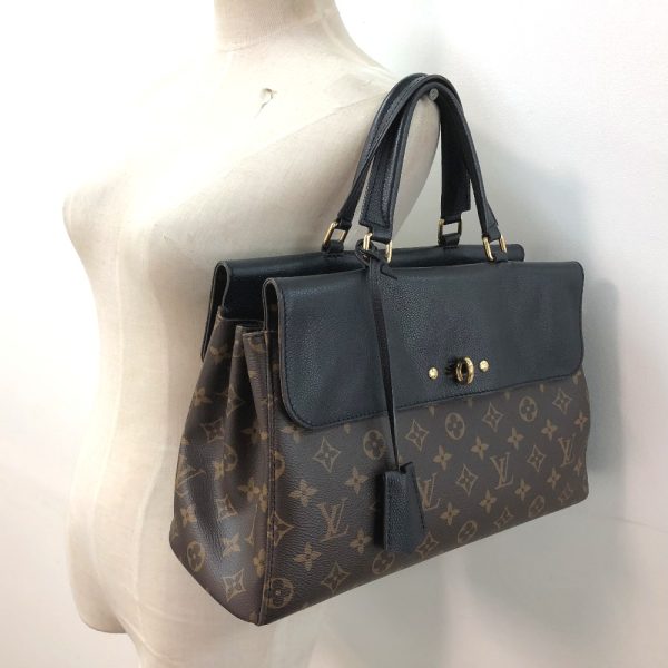 5 Louis Vuitton Monogram Venus Tote Shoulder Bag Noir Black