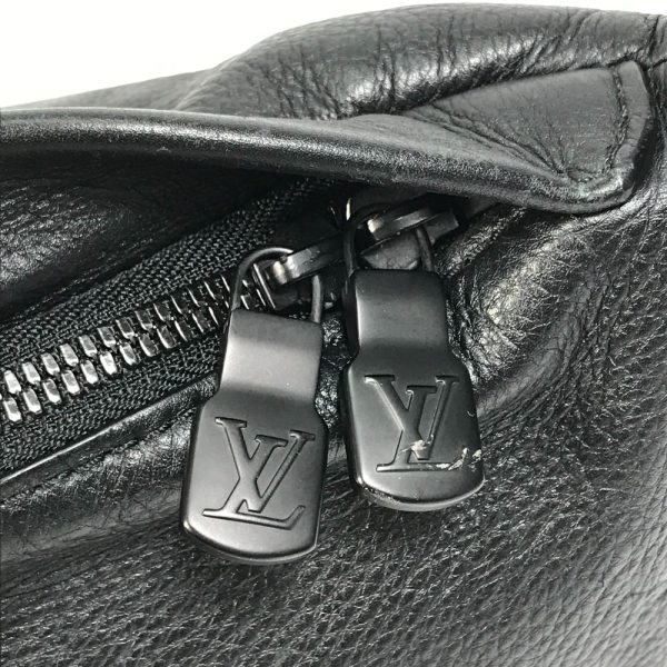 5 Louis Vuitton Monogram Shadow Bum Bag Waist Bag Black