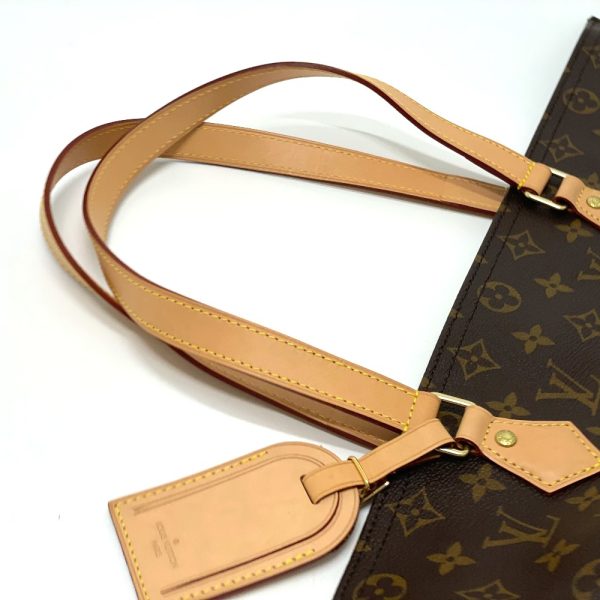 5 Louis Vuitton Monogram Handbag Tote Bag Brown