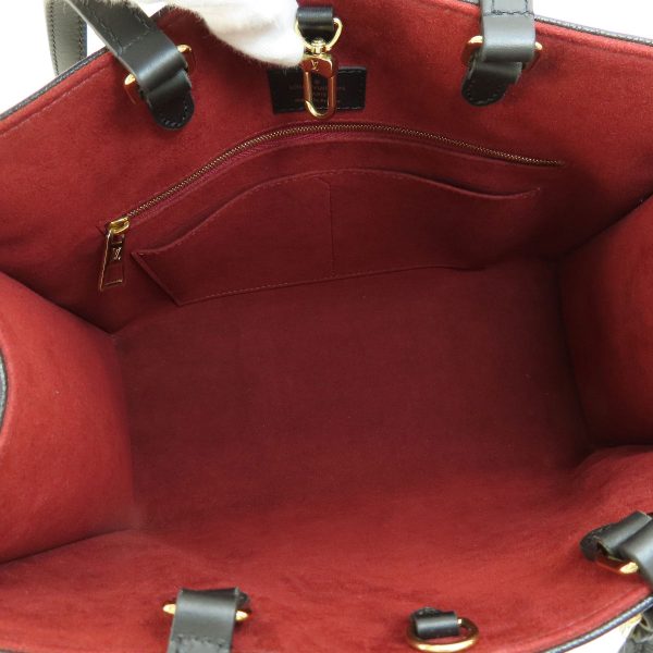 5 Louis Vuitton On The Go MM Bicolor Black Beige Handbag Amplant