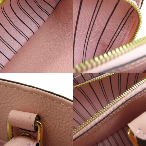 5 Louis Vuitton Montaigne BB Handbag Emplant PInk
