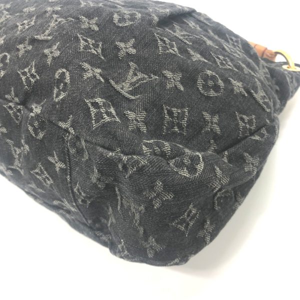 5 Louis Vuitton Monogram Denim Daily PM Shoulder Bag Black