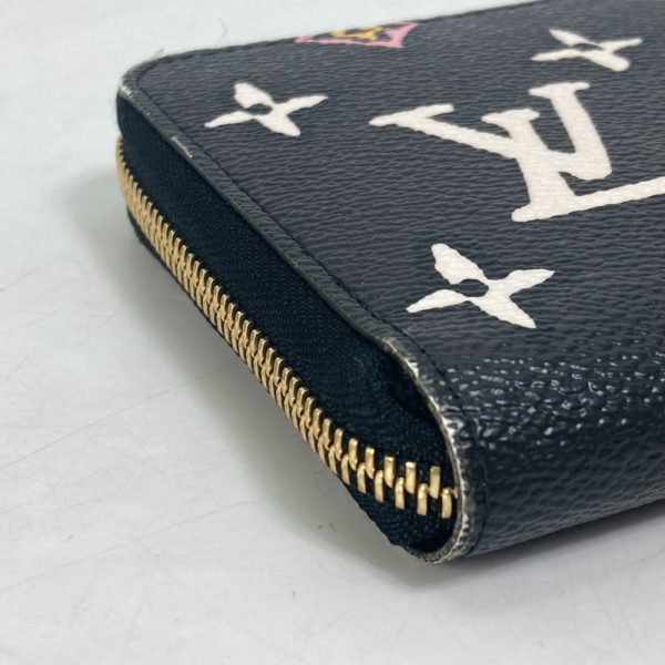 5 Louis Vuitton Heart Zippy Wallet Monogram Long Wallet Noir Black