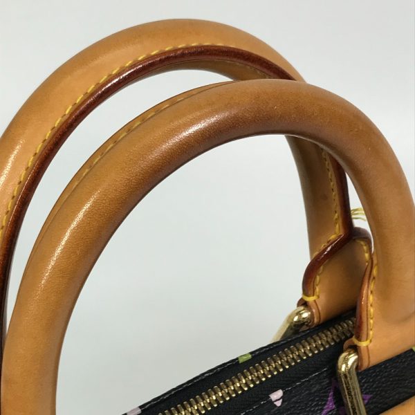 5 Louis Vuitton Monogram Alma PM Bag Handbag Multicolor Black