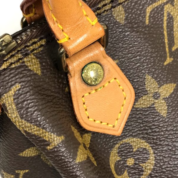 5 Louis Vuitton Monogram Mini Speedy Bag Pouch Handbag Brown