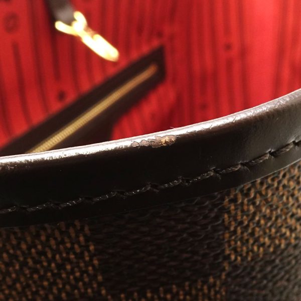 5 Louis Vuitton Damier Neverfull MM Ebene Tote Bag