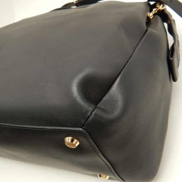 5 Balenciaga Portfolio Sack Lambskin Black 2way Bag