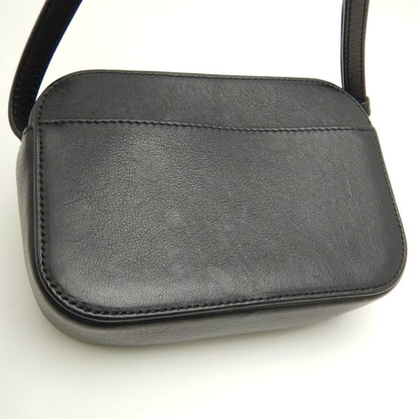 5 Balenciaga Camera Bag Crossbody Calf Black