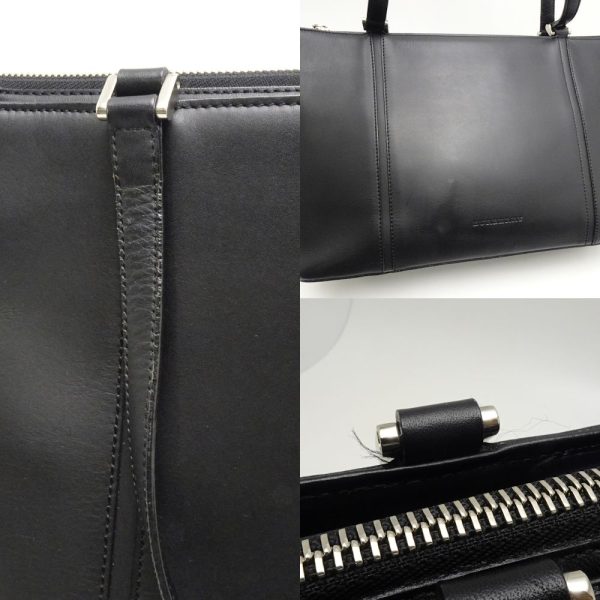 5 Burberry Tote Bag Leather Black