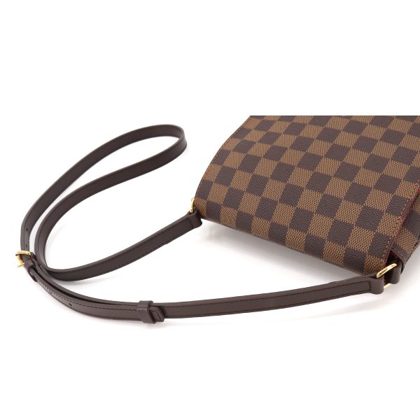 5 Louis Vuitton Damier Musette Salsa Long Shoulder Bag Ebene Gold Hardware