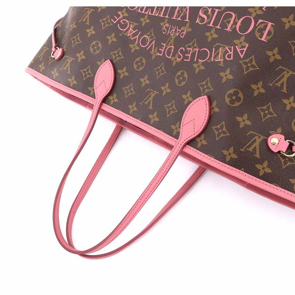 5 Louis Vuitton Monogram Ikat Flower Neverfull GM Tote Bag Rose Velour