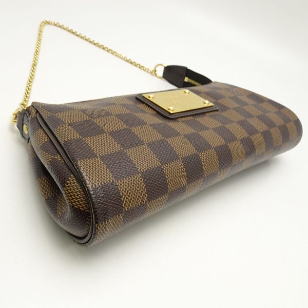 5 Louis Vuitton Damier Eva Ebene 2WAY Bag Brown