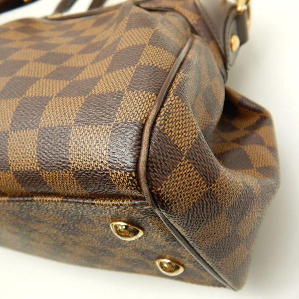 5 Louis Vuitton Damier Trevi PM Ebene 2WAY Bag Brown