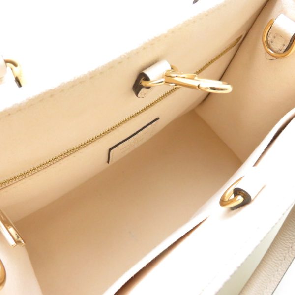 5 Louis Vuitton Amplant Bicolor On The Go PM 2WAY Bag Claim Creme