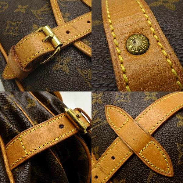 5 Louis Vuitton Monogram Saumur 30 Brown