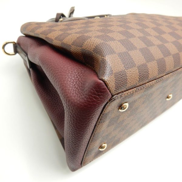 5 Louis Vuitton Damier Normandy Bordeaux 2WAY Bag Brown