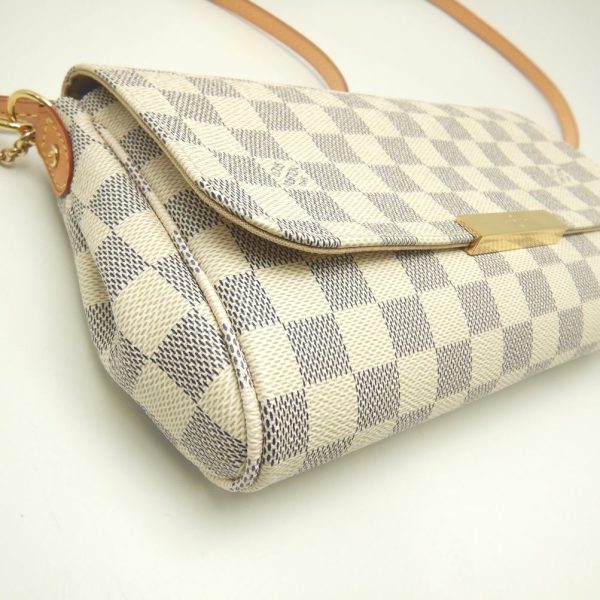 5 Louis Vuitton Damier Azur Favorite MM 2WAY Bag