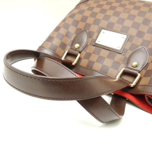 5 Louis Vuitton Damier Hampstead PM Ebene Tote Bag Brown