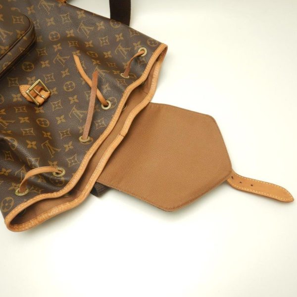 5 Louis Vuitton Monogram Montsuri GM Brown Backpack