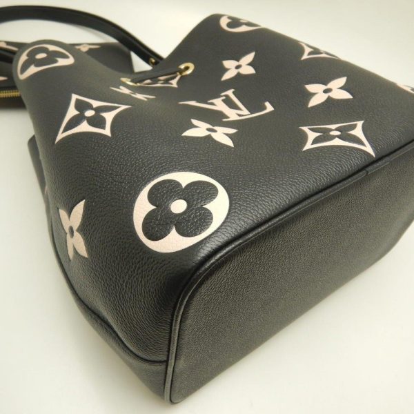 5 Louis Vuitton Emplant NeoNoe MM Black Beige 2WAY Bag