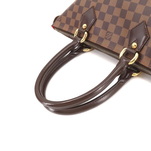 5 Louis Vuitton Damier Saleya PM Tote Bag Ebene Brown Gold Hardware