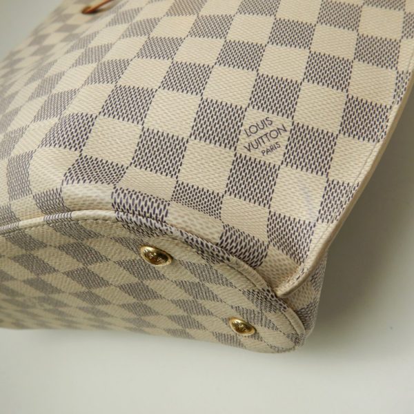 5 Louis Vuitton Damier Azur Girolatta 2WAY Bag Tote Bag