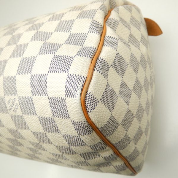 5 Louis Vuitton Damier Azur Speedy 30 Boston Bag