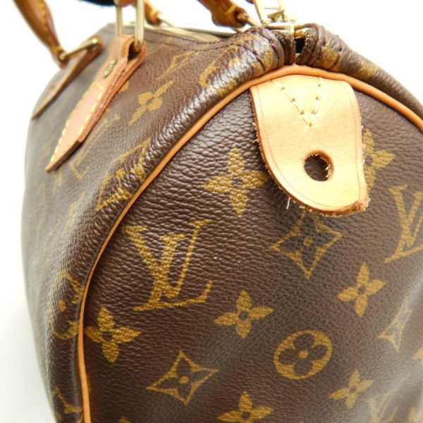 5 Louis Vuitton Monogram Speedy 25 Brown Mini Boston Bag