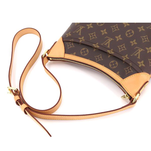 5 Louis Vuitton Monogram Odeon PM Shoulder Bag Brown Gold Metal Fittings