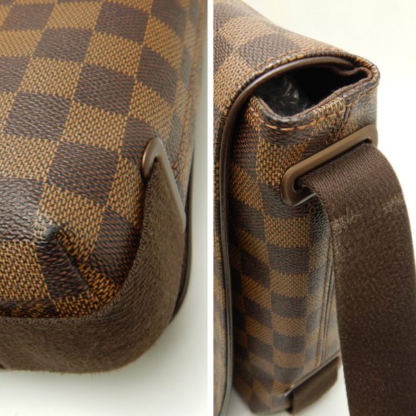 5 Louis Vuitton Damier Brooklyn PM Ebene Diagonal Shoulder Brown