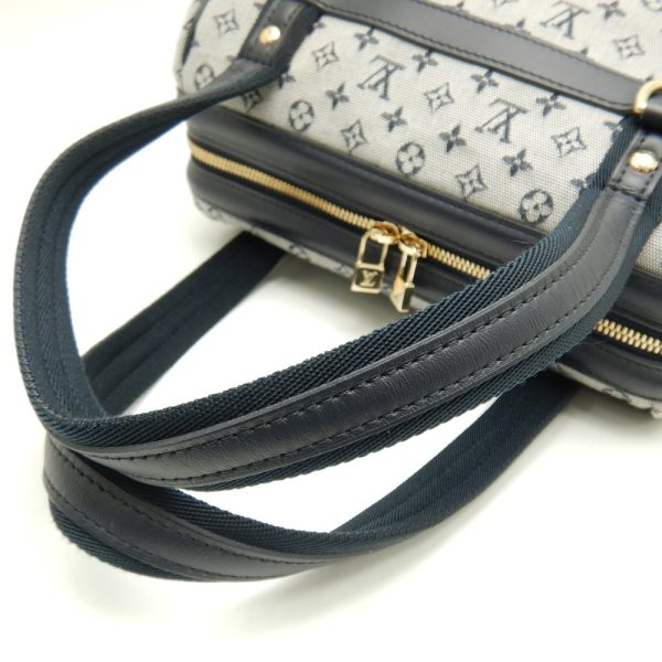 5 Louis Vuitton Monogram Mini Josephine PM Blue Handbag