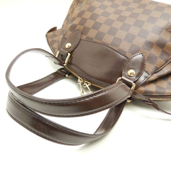 5 Louis Vuitton Damier Verona PM Ebene Handbag Brown