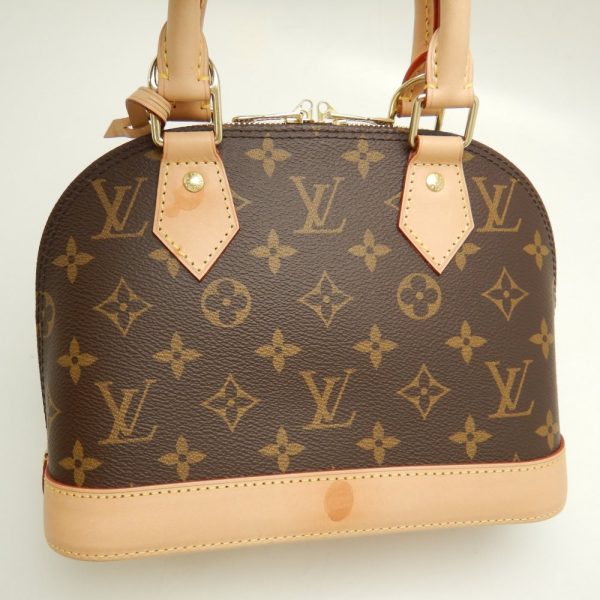 5 Louis Vuitton Monogram Alma BB Brown 2WAY Handbag