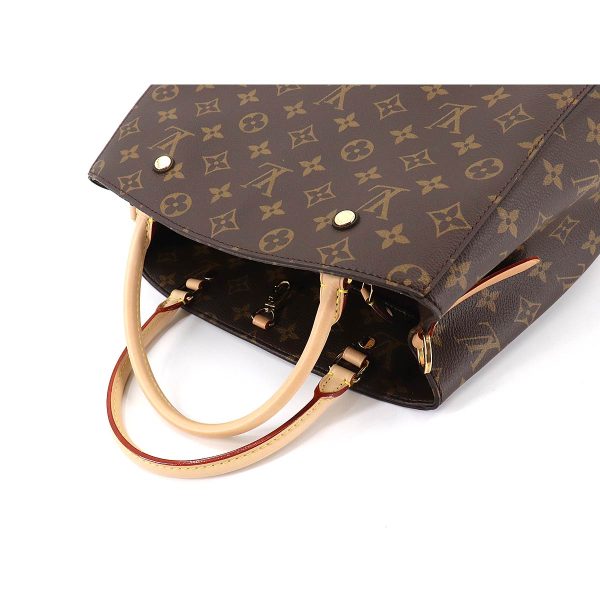 5 Louis Vuitton Monogram Montaigne MM 2 Way Hand Shoulder Bag