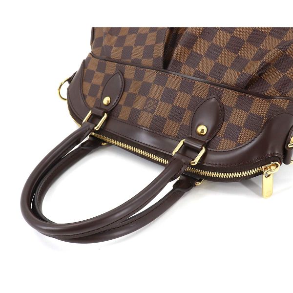 5 Louis Vuitton Damier Trevi PM 2 Way Hand Shoulder Bag Ebene