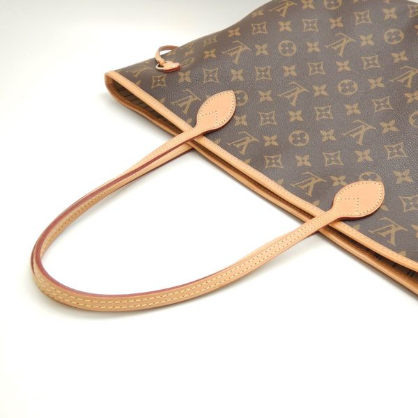 5 Louis Vuitton Monogram Neverfull MM Beige Tote Bag